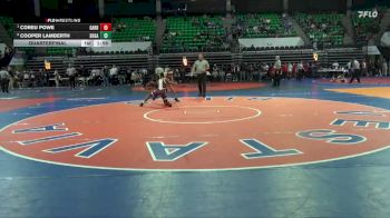 6A 126 lbs Quarterfinal - Coreu Powe, Gardendale Hs vs Cooper Lamberth, Southside Gadsden