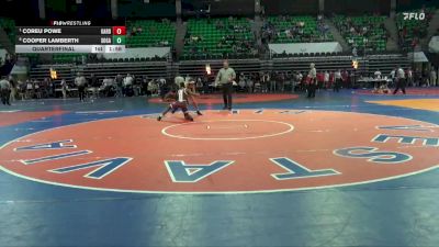 6A 126 lbs Quarterfinal - Coreu Powe, Gardendale Hs vs Cooper Lamberth, Southside Gadsden