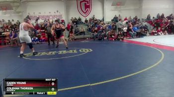 285 lbs Quarterfinal - Coleman Thorson, Richfield vs Caden Young, Uintah