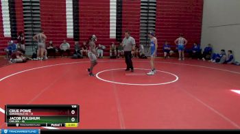 106 lbs Round 3 (12 Team) - Crue Powe, Gardendale Hs vs Jacob Fulghum, Chelsea