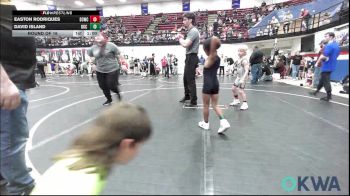 52 lbs Round Of 16 - Easton Rodriques, D3 Wrestling Cluib vs David Island, OKC Saints Wrestling
