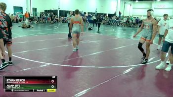 165 lbs Round 4 (10 Team) - Adam Dye, Fight Barn WC vs Ethan Essick, Oswego High School