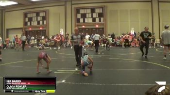 58 lbs Round 2 (4 Team) - Mia Barro, MGW- Bangster Berry vs Olivia Fowler, MGW- Dragon Fruit
