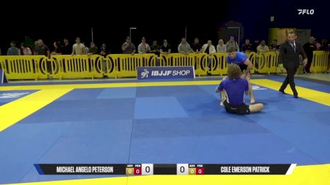 Cole Emerson Patrick vs Michael Angelo Peterson 2025 Pan IBJJF Jiu-Jitsu No-Gi Championship