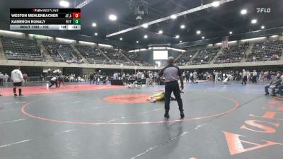 105 lbs Consi Of 8 #2 - Weston Mehlenbacher, Atlanta vs Kameron Rohaly, Pittsburgh