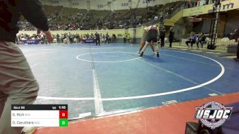 Quarterfinal - Gavin Rich, Blanchard High School vs Oakley Caruthers, Norman Grappling Club