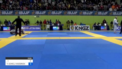 1 vs TOPIAS EEMELI HASSINEN 2020 European Jiu-Jitsu IBJJF Championship