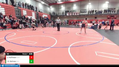 120 lbs Semifinal - Saul Salinas, Richland vs Juan Hoffman, Kamiakin