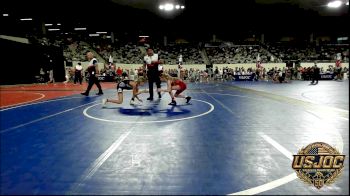 90 lbs Rr Rnd 2 - Paisleigh Carpenter, Midwest City Bombers Youth Wrestling Club vs Hensley Jarman, Pauls Valley Panther Pinners