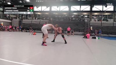 204-216 lbs Cons. Round 2 - Braiden Young, Unattached vs Anthony Pavia, Pavia Bros