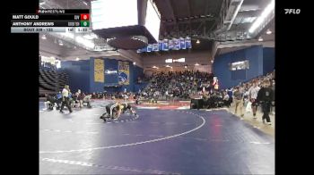 132 lbs Champ. Round 1 - Anthony Andrews, Sussex Tech vs Matt Gould, St John Vianney
