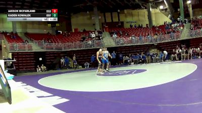 132 lbs Semis & 3rd Wb (16 Team) - Jakson McFarland, Columbus vs Kaden Kowalek, Kearney