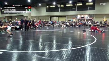132 lbs Round 1 (6 Team) - Aidan Lindsay, Ground Zero WC vs Curtis Watson, Trojan WA