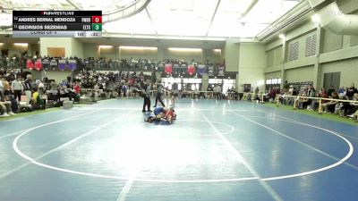 120 lbs Consi Of 4 - Andres Bernal Mendoza, Fairfield Warde vs Georgios Sezenias, Ellis Tech