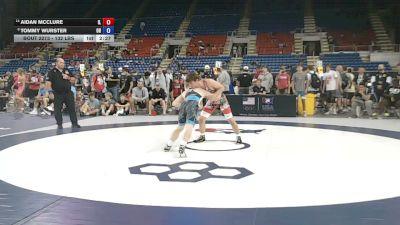 132 lbs Quarters - Aidan McClure, Illinois vs Tommy Wurster, Ohio