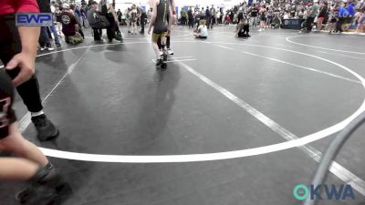 55 lbs Quarterfinal - Troy Richardson, Tuttle vs Brastin Woods, Tecumseh Youth Wrestling