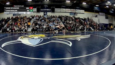 184 lbs Champ. Round 1 - Adam Sylvester, Southwest Minnesota State vs Cade Mueller, Augustana (SD)