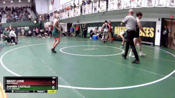 157 lbs Cons. Round 4 - Damien Castillo, Clay (Oregon) vs Brady Losie, Oak Harbor