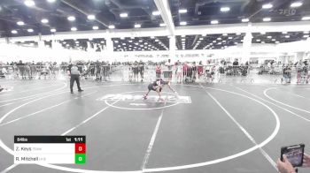 64 lbs Semifinal - Zanyah Keys, Team Aggression vs Rosemarie Mitchell, LV Bears WC