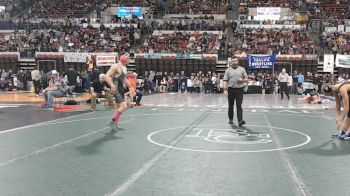 A - 138 lbs Quarterfinal - Benjamin White, Stevensville vs Yuriah Camacho, Sidney / Fairview