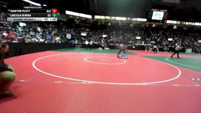 85 lbs Champ. Round 1 - Sawyer Flott, MLW2 vs Lincoln Burns, BEASTA