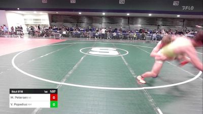 144 lbs Consi Of 64 #2 - Mason Petersen, NE vs Valentine Popadiuc, NM