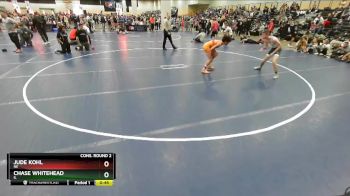120 lbs Cons. Round 2 - Jude Kohl, NE vs Chase Whitehead, IL