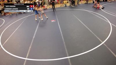 84 lbs Champ. Round 3 - Jett Foster, MN Elite vs Lorenzo Lovato, Summit Wrestling Academy