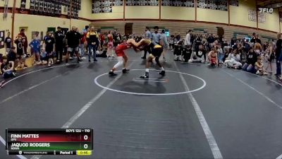 110 lbs Quarterfinal - Finn Mattes, GPS vs Jaquod Rodgers, NDWA