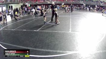 44-46 lbs Cons. Semi - Harley Botha, Garden County Wrestling Club vs Olivia Nekolite, Pioneer Wrestling Club
