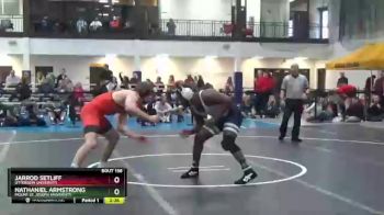 197 lbs Quarterfinal - Nathaniel Armstrong, Mount St. Joseph University vs Jarrod Setliff, Otterbein University