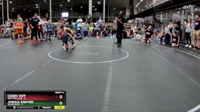 56 lbs Placement (4 Team) - Joshua Sawyer, Killer Elite vs Casen Taff, Grit Mat Club