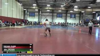 285 lbs Quarterfinal - Michael Filieri, Springfield College vs Will Ortman, New York University