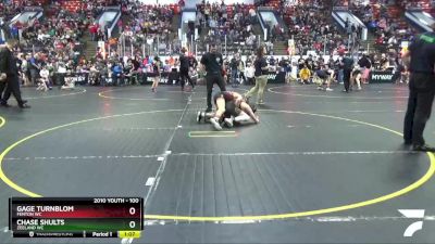 100 lbs Cons. Round 5 - Gage Turnblom, Fenton WC vs Chase Shults, Zeeland WC