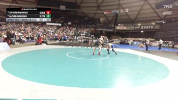 Boys 2A 113 lbs Champ. Round 2 - Xavier Mendez, Othello vs Jacob Wilkins, Olympic