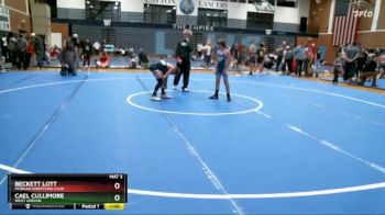 80-86 lbs Round 3 - Cael Cullimore, West Jordan vs Beckett Lott, Morgan Wrestling Club