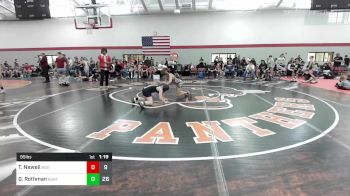 95 lbs Rr Rnd 1 - Teigan Newell, Indiana Outlaws Black vs Gage Rothman, Kodiak Attack
