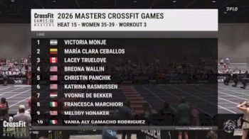 Mixed Master - Workout 3 | 35-39 Heat 1