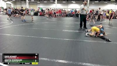 56 lbs Round 3 (8 Team) - Zayd Schadt, Team Germantown vs Griffin Rodriguez, Terps East Coast Elite