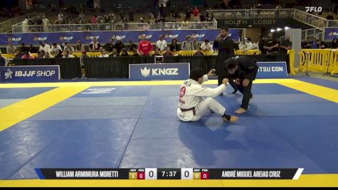 André Miguel Areias Cruz vs WILLIAM ARMIMURA MORETTI 2026 Pan Jiu Jitsu IBJJF Championship