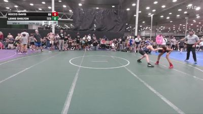 96 lbs Round 5 (6 Team) - Lewis Shelton, Terps Xtreme vs Rocco Davis, Micky`s Maniacs