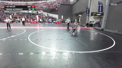 90 lbs Quarterfinal - Briggs Achenbach, Timberwolf Wrestling Club vs Jax Miller, Smooth Moves Wrestling Club