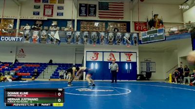 190 lbs Semis & Wb (16 Team) - Donnie Kline, Heritage Hills vs Hernan Justiniano, Purdue Polytechnic