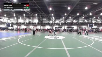 126Yellow lbs Rr Rnd 1 - Kadin Cole, Tioga vs Ian Gentles, Valley Central