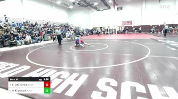 170 lbs Round Of 32 - Sebastian LeChance, Nonnewaug vs Hunter Krystock, Plainville