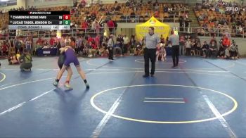 90 lbs Cons. Round 3 - Cameron Rose NW5, Freedom Wrestling vs Lucas Tabol Jenson C4, Bloom Carroll