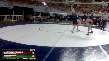 D2-157 lbs Quarterfinal - Vikram Singh, Desert Edge vs Asher King-Orlando, Bradshaw Mountain