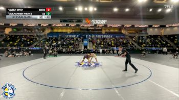 120 lbs 1st Place Match - Allen Woo, Lombard (Montini) vs Alexander Pierce, Iowa City, West