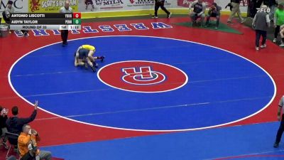 132 lbs Round Of 32 - Antonio Liscotti, Yough vs Aidyn Taylor, Penns Valley