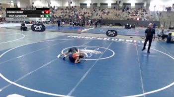 95 lbs Quarterfinal - Jack Goodman, Minion Training Center vs Corbin Quint, Blackman Wrestling